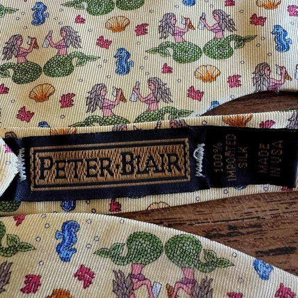 Peter Blair Imported Silk Made in USA Adjustable Bow Tie - Picture 5 of 8